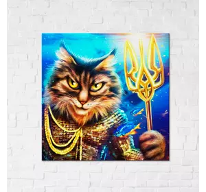 Постер: Котик український Нептун ©Маріанна Пащук 30х30