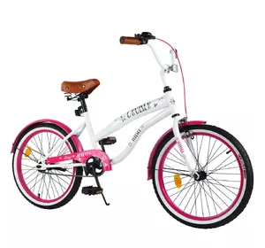Велосипед CRUISER 20' T-22036 white+crimson /1/