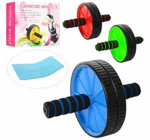 Тренажер MS 0871-1 колесо для м'язів преса, 3 кольори, кор., 24-22-6,5 см.