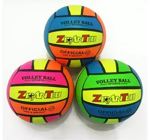 М'яч волейбольний C 62444 (100) ""TK Sport"", 3 види, 280-300 грамів, матеріал м'який PVC, ВИДАЄТЬСЯ ТІЛЬКИ МІКС ВИДІВ
