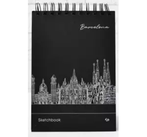 Блокнот TM Profiplan "Black sketch book" Barcelona, A5 903191
