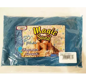"Magic sand" в пакеті з ароматом + що світяться в темряві 0,350 кг блакитний (39009)