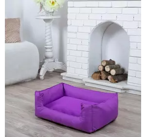 Лежанка для собаки Класик фиолетовая L - 90 x 60