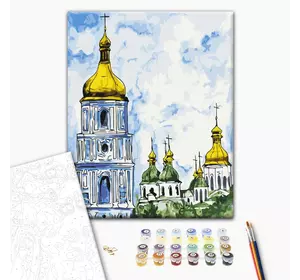 Картина за номерами: Софія Київська © Мазнєва Марина 40х50 Картина за номерами: Софія Київська © Мазнєва Марина 40х50