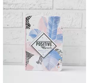 Жіночий щоденник  "Positive book", blue-pink, А5
