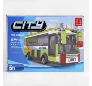 Конструктор AUSINI 25604 (24/2) "Автобус великого міста", 274 деталі, у коробці