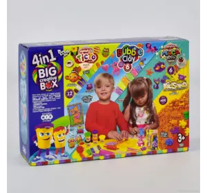Набір творчості 4 в 1 "Big creative box" BCRB-01-01U УКР. (4) "Danko Toys"