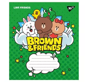 А5/12 кл. YES Line friends, зошит учнів. А5/12 кл. YES Line friends, зошит учнів.