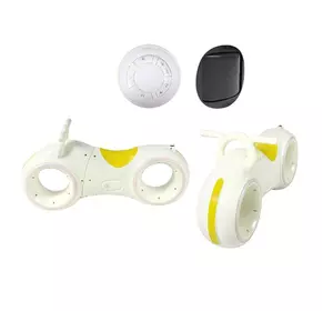 Біговел GS-0020 White/Yellow Bluetooth LED-подсветка кор./1/