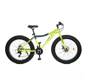 Велосипед 26 д. EB26AVENGER 1.0 S26.3 (1шт)ст.рама 17",Shimano 21SP,ал.DB,ал.обод,26"*4.0,салатовий Велосипед 26 д. EB26AVENGER 1.0 S26.3 (1шт)ст.рама 17",Shimano 21SP,ал.DB,ал.обод,26"*4.0,салатовий