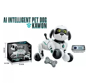 Тварина K36 собака, дист. кер.(ІЧ), прогам., муз., світло, Bluetooth,акум.,USB,кор.,32,5-24,5-24см.
