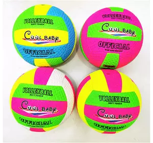 М'яч волейбольний C 62445 (100) ""TK Sport"", 4 види, 280-300 грам, матеріал м'який PVC, ВИДАЄТЬСЯ ТІЛЬКИ МІКС ВИДІВ