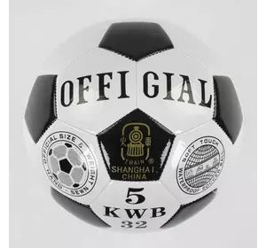 М'яч Футбольний С 40088 (60) №5 - 1 вид, матеріал м'який PVC, 300-320 грам, гумовий балон