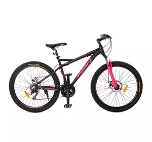 Велосипед 26 д.G26BELLE A26.2 (1шт)алюм.рама 17",SHIMANO 21SP,алюм.DB,FW TZ500,чорно-малиновий Велосипед 26 д.G26BELLE A26.2 (1шт)алюм.рама 17",SHIMANO 21SP,алюм.DB,FW TZ500,чорно-малиновий