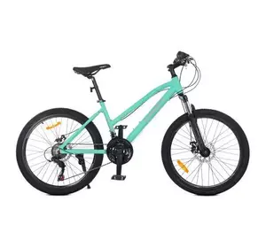 Велосипед 24 д. G24AIRY A24.4 (1шт)алюм.рама 15",SHIMANO 21SP,алюм.DB,CS TZ500,м'ятний Велосипед 24 д. G24AIRY A24.4 (1шт)алюм.рама 15",SHIMANO 21SP,алюм.DB,CS TZ500,м'ятний