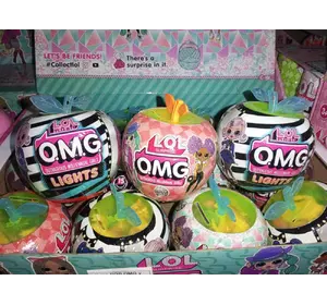 Куля ЛОЛ OMG у вигляді яблука 10х10 Куля ЛОЛ OMG у вигляді яблука 10х10