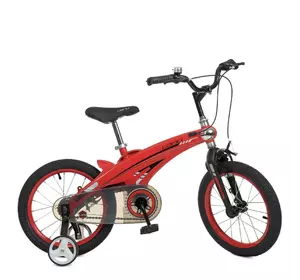 Велосипед дитячий 16д. WLN1639D-T-3 Projective, SKD 85, магнієва рама, дод.кол., червоний.