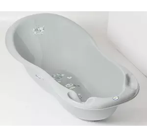 Ванночка 86 см "Сова" зі зливом (Сірий)