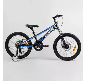 Дитячий магнієвий велосипед 20'' CORSO «Speedline» MG-64713 (1) магнієва рама, дискові гальма, додаткові колеса, зібраний на 75%