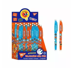 Ручка гелева YES пиши-стирай Sticky mood 0,7 мм синя Ручка гелева YES пиши-стирай Sticky mood 0,7 мм синя