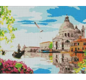 Набір з алмазною мозаїкою "Яскрава Венеція" 40х50см