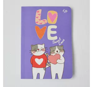 Блокнот TM Profiplan "Sweet love note" cats, А6
