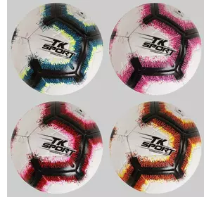 М'яч футбольний C 50474 (60) 4 види, вага 400-420 грам, матеріал TPE, балон гумовий з ниткою, розмір №5, ВИДАЄТЬСЯ ТІЛЬКИ МІКС ВИДІВ