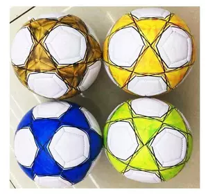 М'яч футбольний C 62388 (80) ""TK Sport"", 4 види, вага 300-310 грамів, гумовий балон, матеріал PVC, розмір №5, ВИДАЄТЬСЯ МІКС