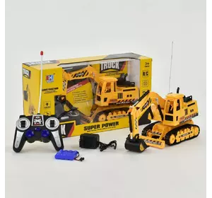 Екскаватор 689-13 (18) р/у, аккум. 4.8V, пульт на батарейках, в коробці Екскаватор 689-13 (18) р/у, аккум. 4.8V, пульт на батарейках, в коробці