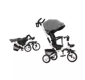 Велосипед триколісний TILLY FLIP T-390/1 Сірий/1/ Велосипед триколісний TILLY FLIP T-390/1 Сірий/1/