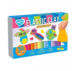 Elastic Clay 30 sticks TM Lovin Набір для ліплення з повітряним пластиліном
