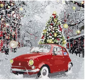 Набір для розпису по номерах. "Святковий настрій" 40*40см Набір для розпису по номерах. "Святковий настрій" 40*40см