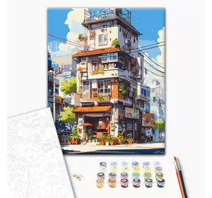 Картина за номерами: Токійські апартаменти 40х50
