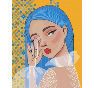 Набір для розпису по номерах. "Незламна" 40х50см Набір для розпису по номерах. "Незламна" 40х50см