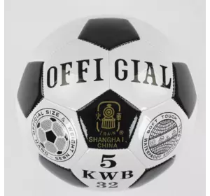М'яч Футбольний С 40088 №5 - 1 вид, матеріал м'який PVC, 300-320 грам, гумовий балон