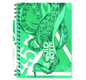 Блокнот TM 4Profi "Squid note" green, A5 905157
