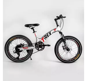 Дитячий спортивний велосипед 20 '' CORSO «T-REX» 64899 (1) магнієва рама, обладнання MicroShift, 7 швидкостей, зібраний на 75%