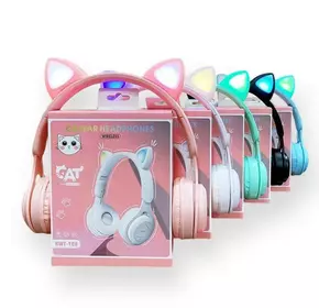 Беспроводные Наушники Cat Y08M с Подсветкой Беспроводные Наушники Cat Y08M с Подсветкой