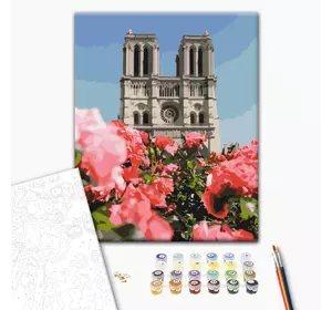 Картина за номерами: Собор Паризької Богоматері 40х50