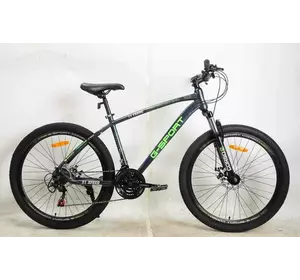 Велосипед Спортивний CORSO «G-SPORT» 26"" дюймов G-26235 (1) рама алюмінієва 17``, обладнання Shimano 21 швидкість, зібран на 75%