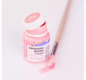 Акрилова фарба глянцева Пастельно-рожева 20мл