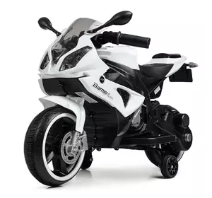 Мотоцикл M 4103-1 2мотори25W, 2акум.6V5AH, MP3, USB, світ. колеса, білий.