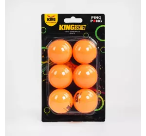 М'яч для настільного тенісу С 55234 (240) "TK Sport", 6 штук на листі