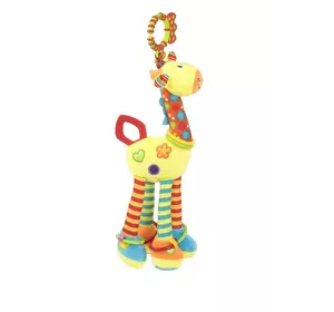 Іграшка-підвіска з брязкальцем "Жирафа"