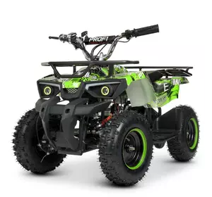 Квадроцикл HB-ATV800AS-5 мотор800W, 3акум.12A/12V, швид.22км/год., до65 кг., зелений.