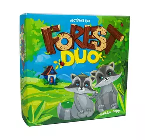 Настільна гра 30867 (укр) "Forest Duo", в кор-ці 19,5-19,5-4,5 см