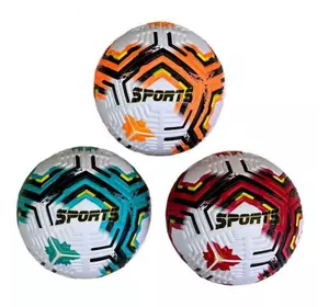 М'яч футбольний C 64706 (60) 3 види, вага 420 грамів, матеріал PU, балон гумовий, ВИДАЄТЬСЯ ТІЛЬКИ МІКС ВИДІВ