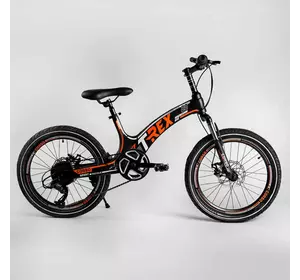 Дитячий спортивний велосипед 20 '' CORSO «T-REX» 70432 (1) магнієва рама, обладнання MicroShift, 7 швидкостей, зібраний на 75%