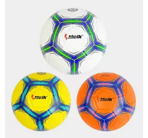 М`яч футбольний C 55985 (60) 3 види, вага 310-330 грамів, матеріал TPU, гумовий балон, розмір №5