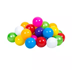 Набір дитячий "Кульки "великі" 40 шт" арт. 026 диам 8,0 см  вакуум Бамсик